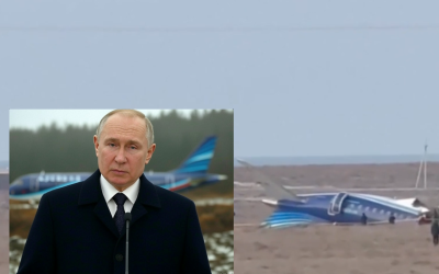 Putin Apologizes for ‘Tragic Incident’ With Downing Azerbaijan Airlines Plane